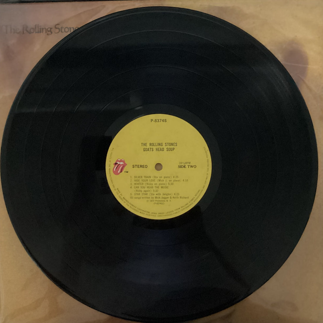 แผ่นเสียง The Rolling Stones - Goats Head Soup Vinyl VG+