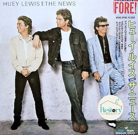 Huey Lewis & The News : Fore! (LP, Album)
