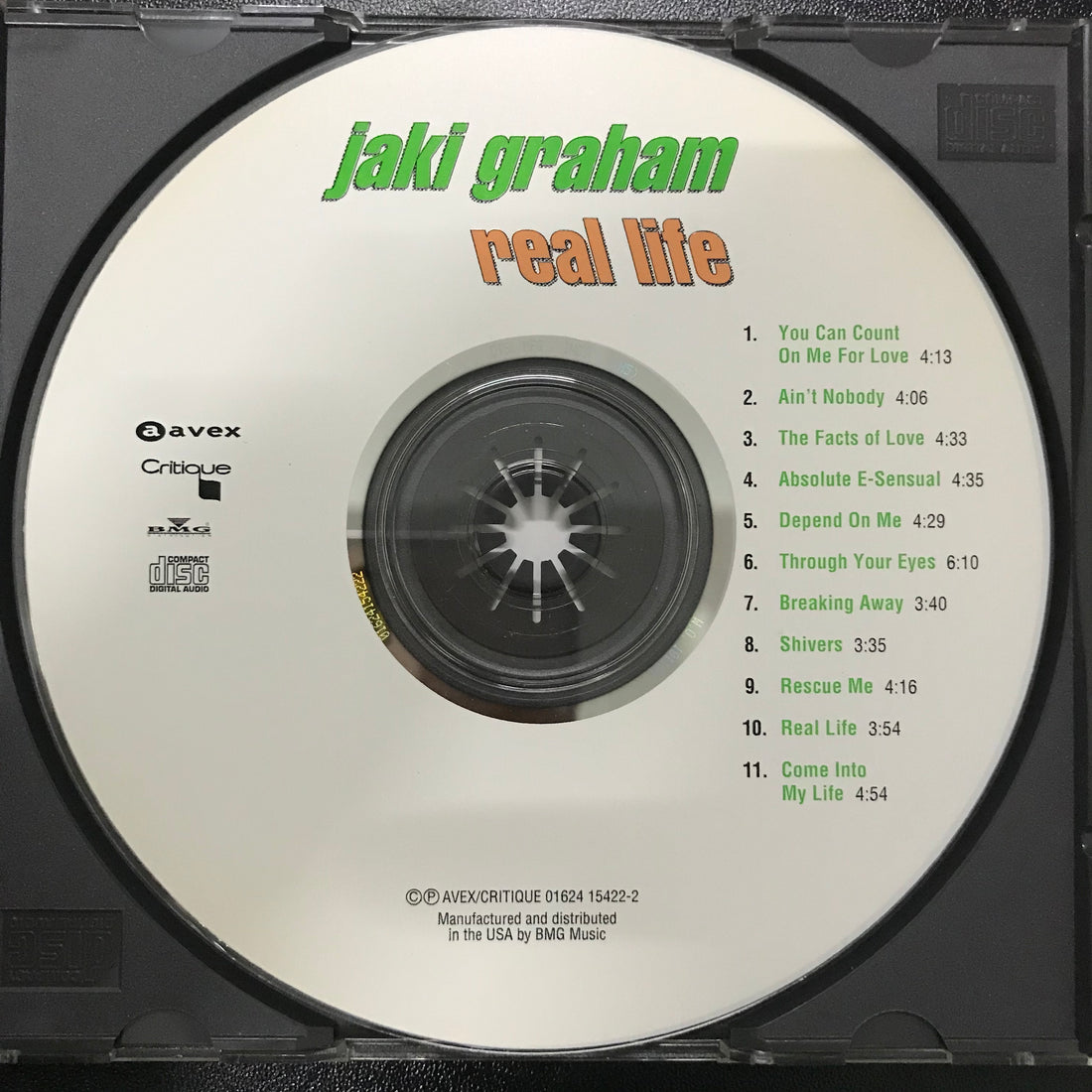 ซีดี Jaki Graham - Real Life CD VG+