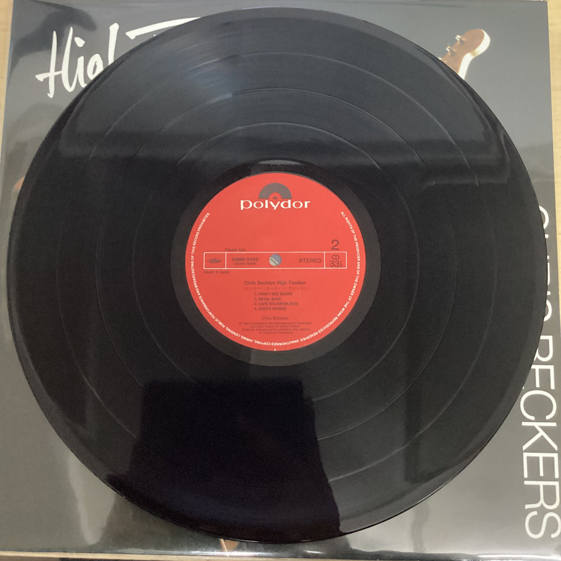 แผ่นเสียง Chris Beckers - High Tension Vinyl VG+