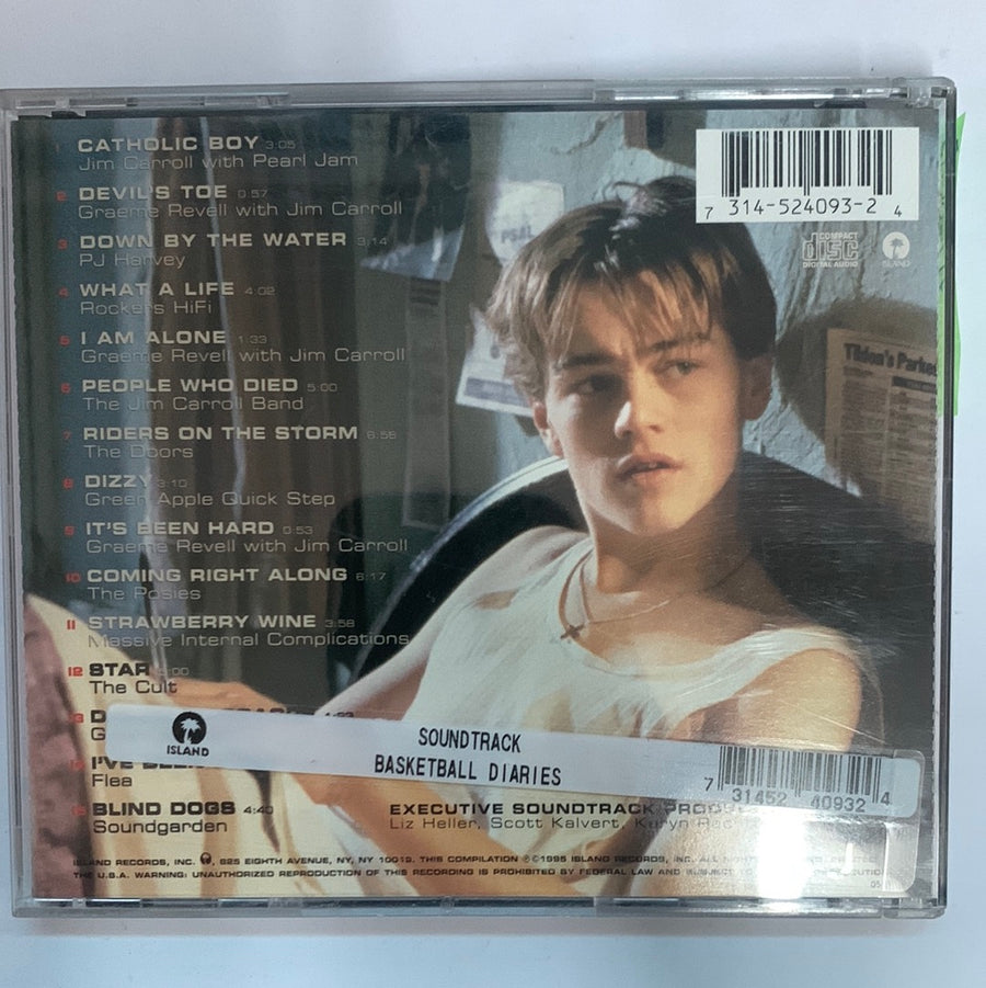 ซีดี Various - The Basketball Diaries (Original Motion Picture Soundtrack) (CD) (VG+)