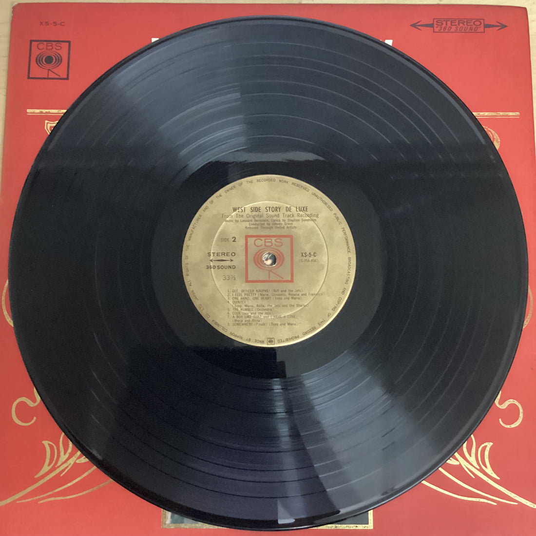แผ่นเสียง Leonard Bernstein - West Side Story From The Original Sound Track Recording Vinyl VG+