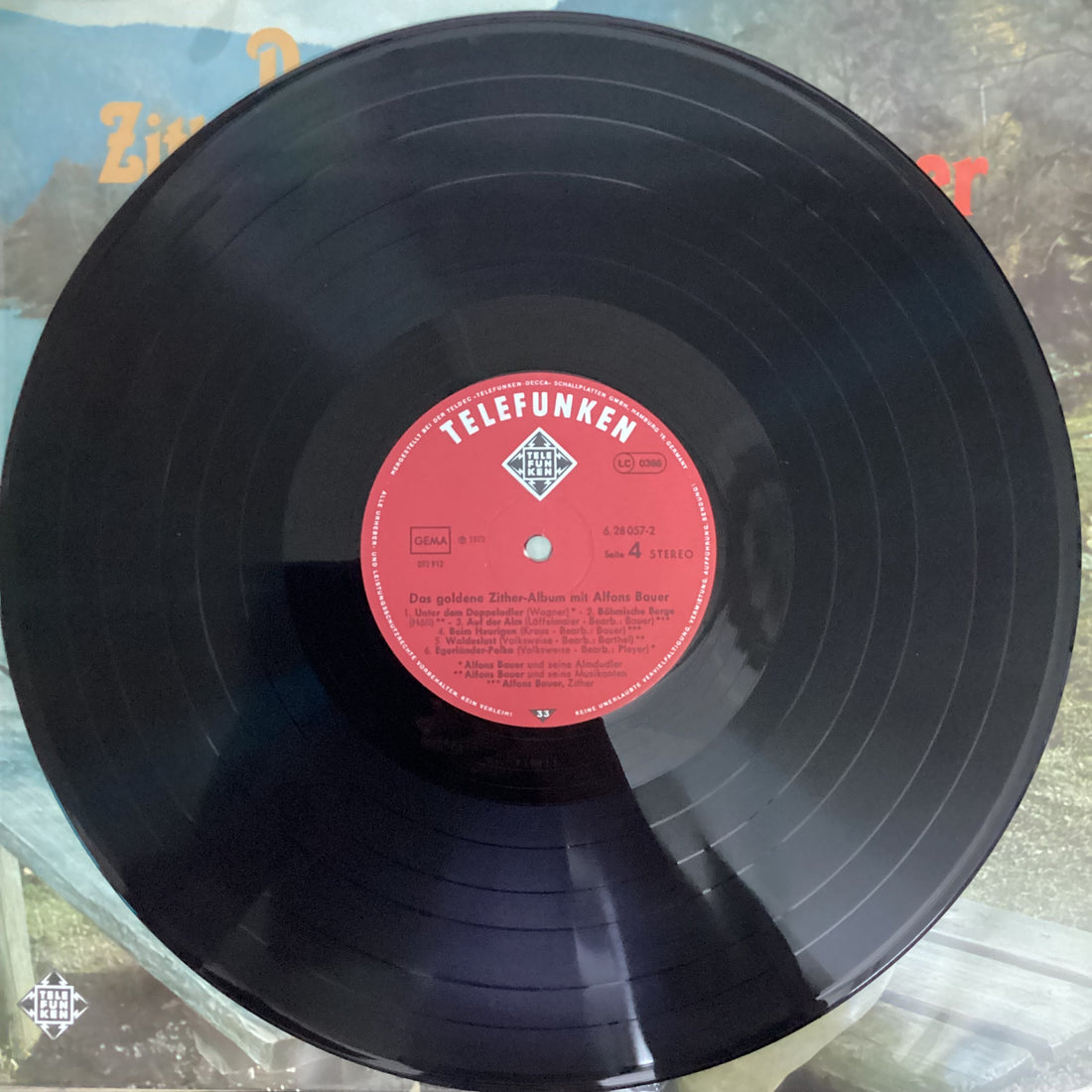 แผ่นเสียง Alfons Bauer - Das Goldene Zither-Album Mit Alfons Bauer Vinyl VG+ 2LPs