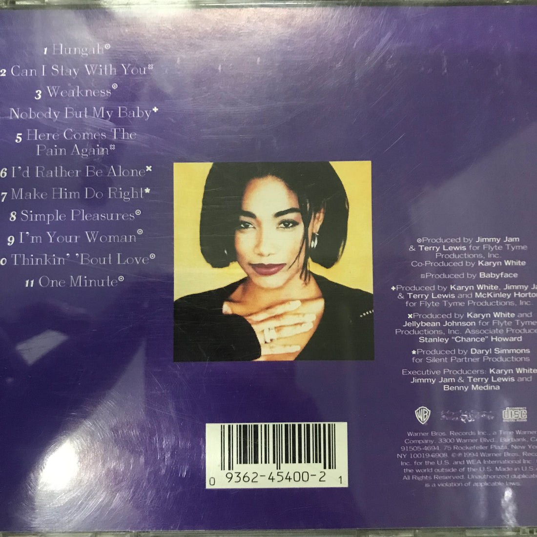 ซีดี Karyn White - Make Him Do Right CD VG+