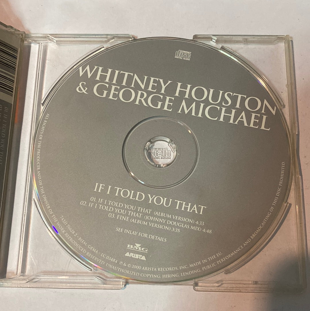 ซีดี Whitney Houston & George Michael - If I Told You That (CD) (G)