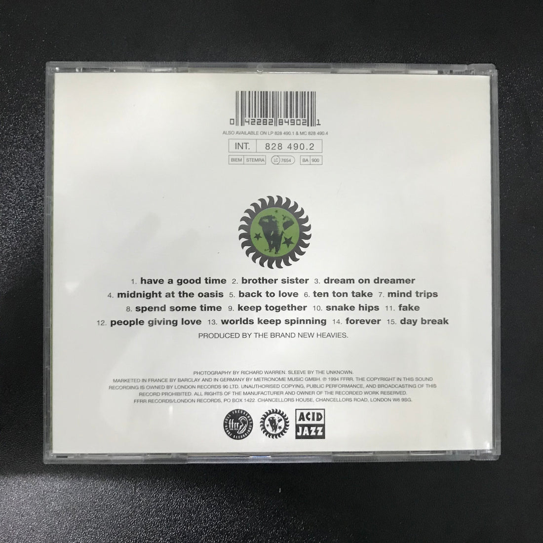 ซีดี The Brand New Heavies - Brother Sister CD VG+