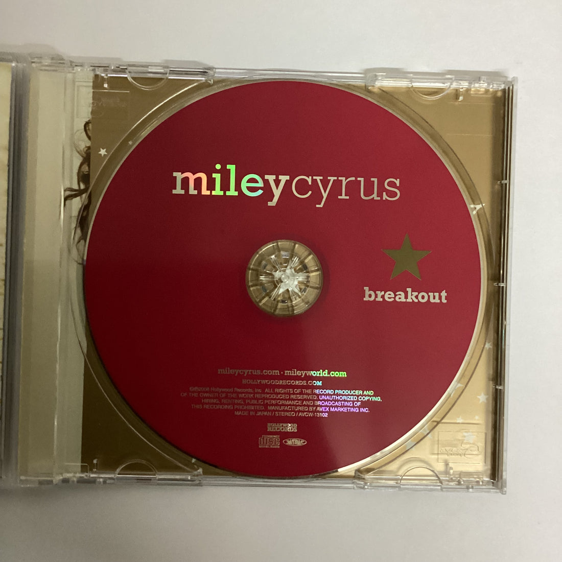 ซีดี Miley Cyrus - Breakout CD VG