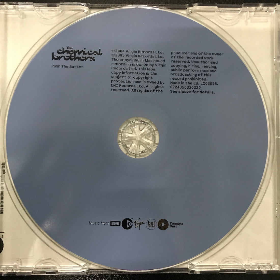 ซีดี The Chemical Brothers - Push The Button CD VG+