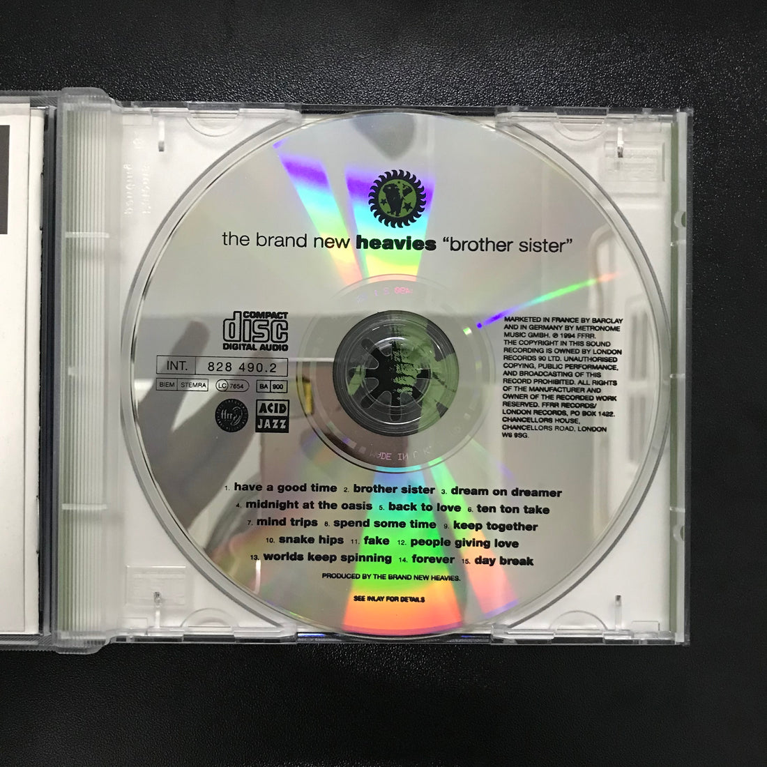 ซีดี The Brand New Heavies - Brother Sister CD VG+