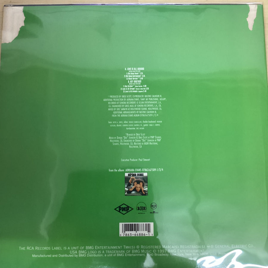แผ่นเสียง Adriana Evans - Love Is All Around Vinyl VG+