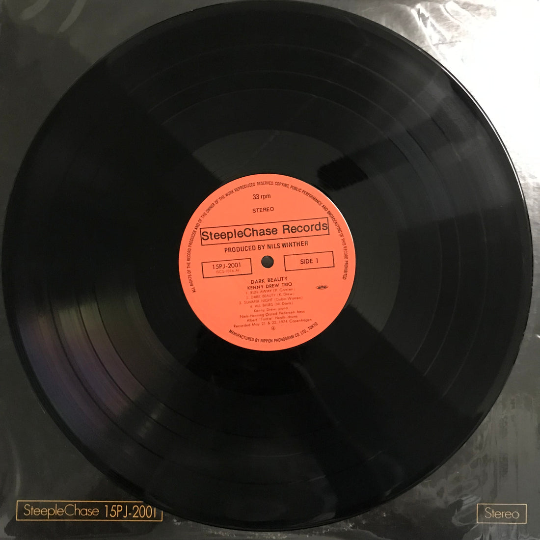 แผ่นเสียง The Kenny Drew Trio - Dark Beauty Vinyl VG+