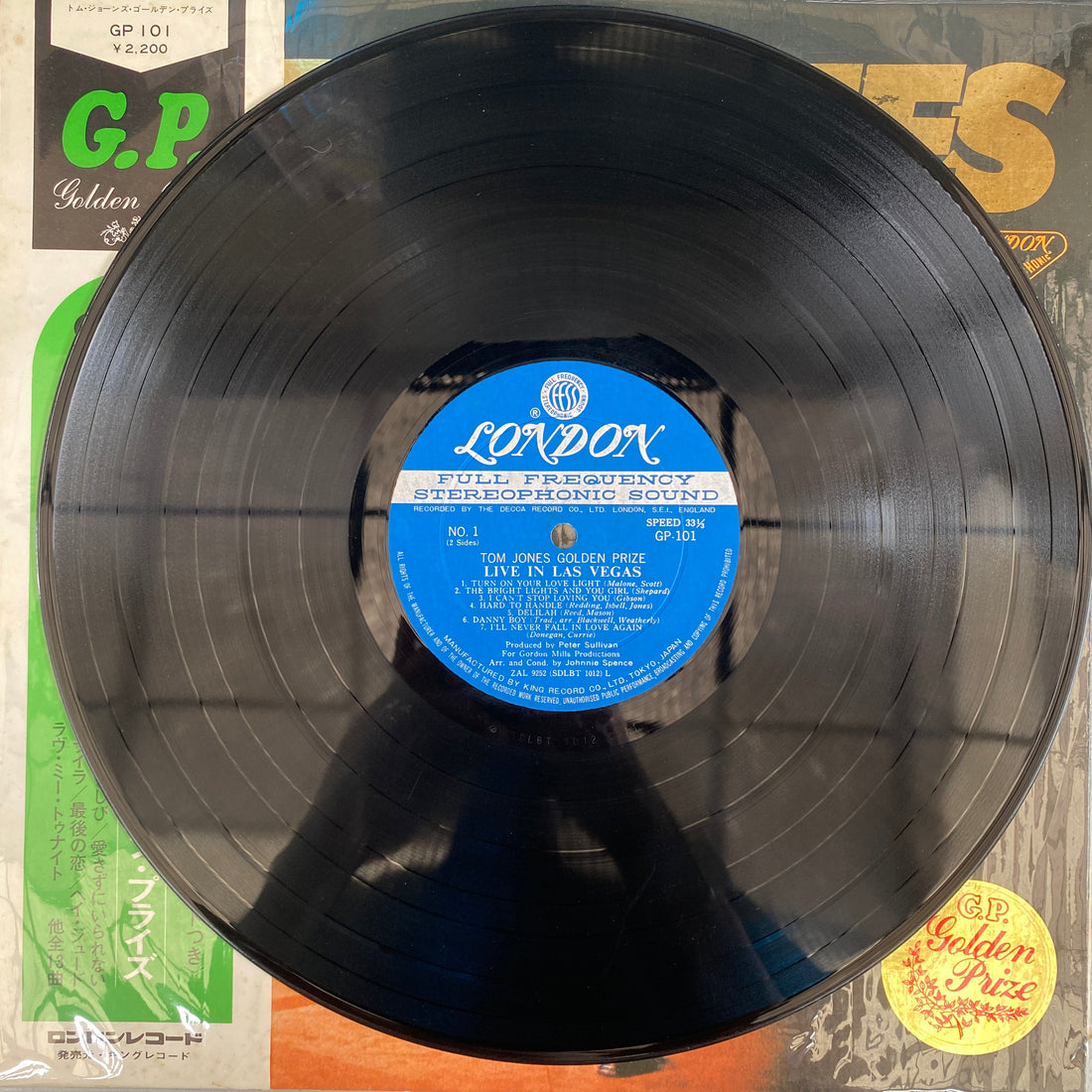 แผ่นเสียง Tom Jones - Live In Las Vegas Vinyl VG+
