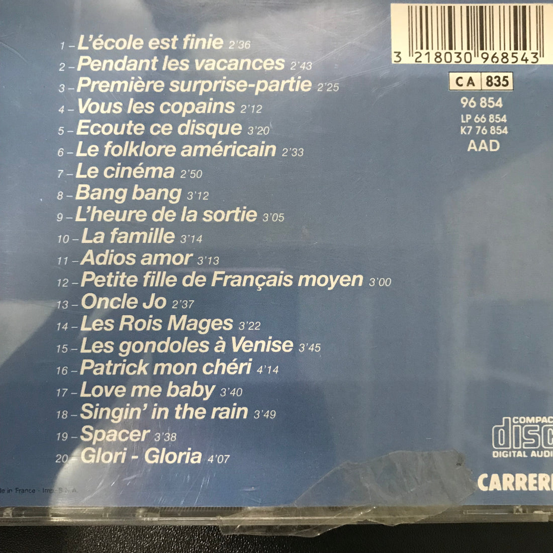 ซีดี Sheila - Les Plus Grands Succès De Sheila CD VG+