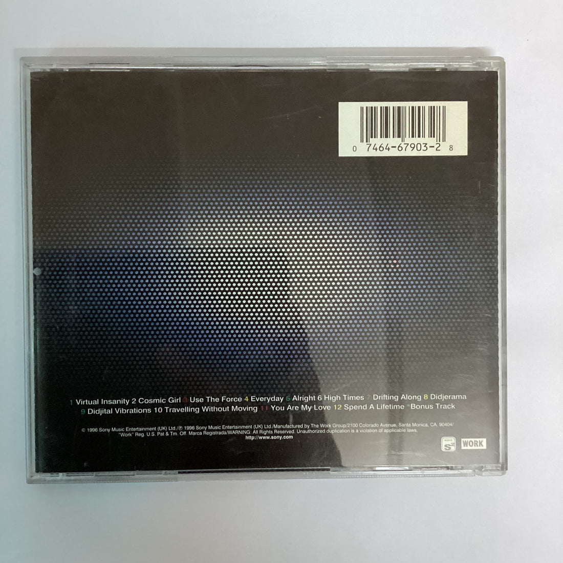 ซีดี Jamiroquai - Travelling Without Moving CD VG+