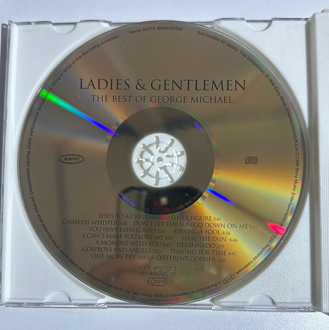 ซีดี George Michael - Ladies & Gentlemen The Best Of George Michael CD VG+ แผ่นทอง 2CDs