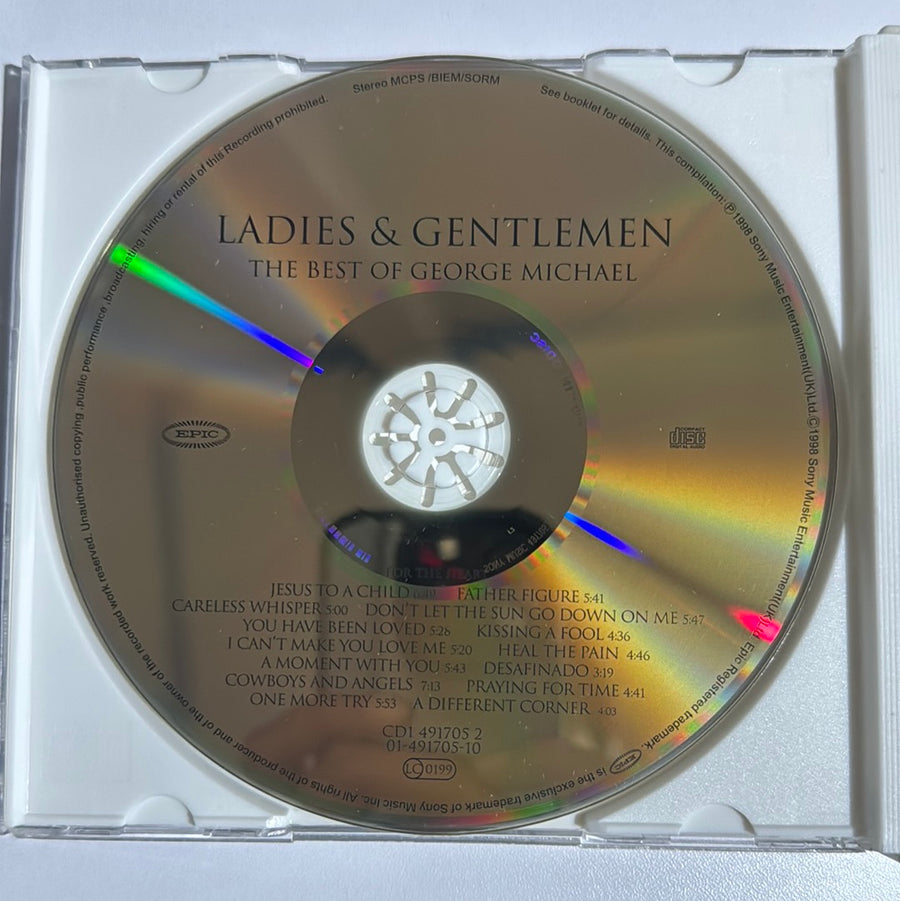 ซีดี George Michael - Ladies & Gentlemen (The Best Of George Michael) (CD) (VG+) (แผ่นทอง) (2CDs)