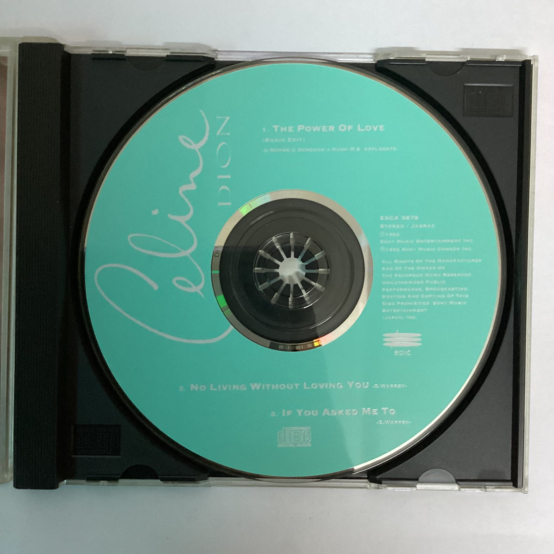 ซีดี Céline Dion = Céline Dion - The Power Of Love = パワー・オブ・ラヴ CD VG+