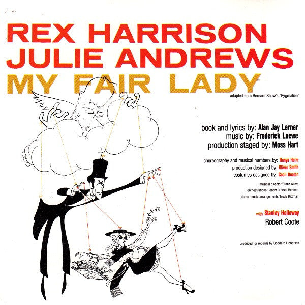 "My Fair Lady" Original London Cast, Rex Harrison, Julie Andrews With Stanley Holloway Book And Lyrics By Alan Jay Lerner Music By Frederick Loewe - My Fair Lady CD VG+