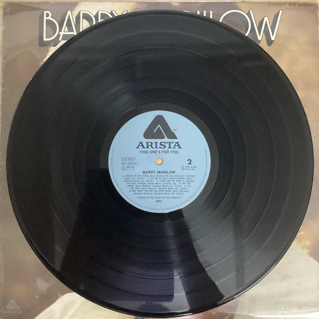 แผ่นเสียง Barry Manilow - This One's For You Vinyl VG+