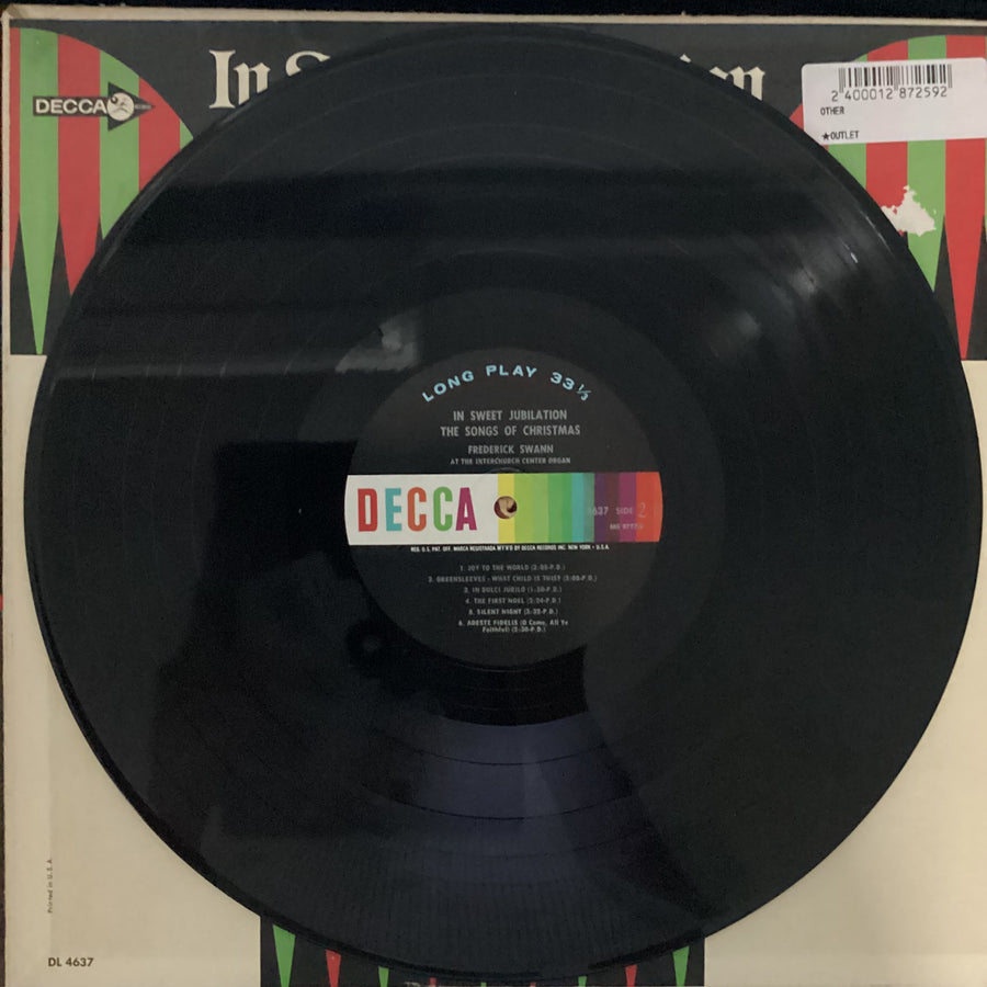 แผ่นเสียง Frederick Swann - In Sweet Jubilation - The Songs Of Christmas Vinyl VG+