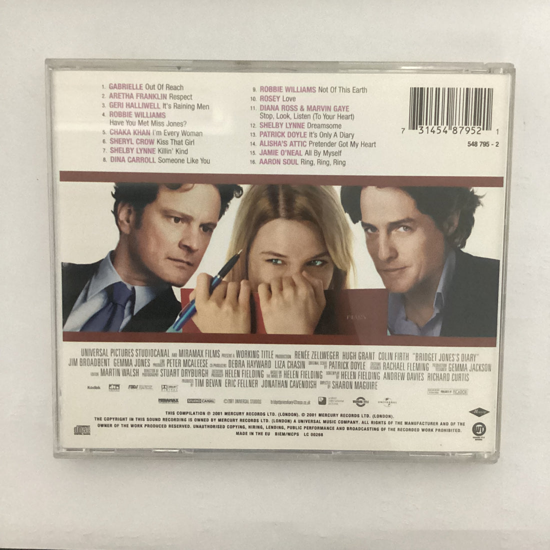 ซีดี Various - Bridget Jones's Diary Music From The Motion Picture CD NM