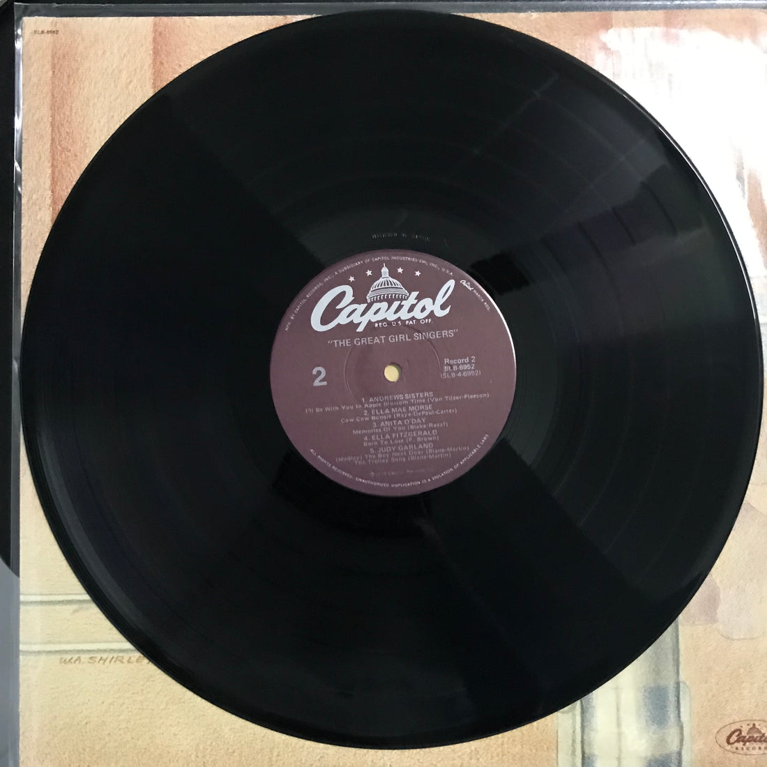 แผ่นเสียง Various - The Great Girl Singers Vinyl VG+