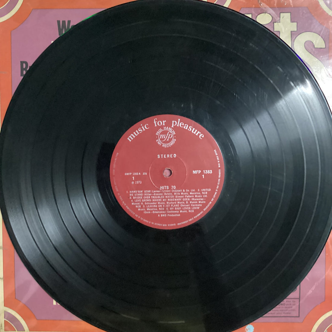 แผ่นเสียง Various - Hits'70 - 12 Hits Superbly Recorded On One LP Vinyl VG