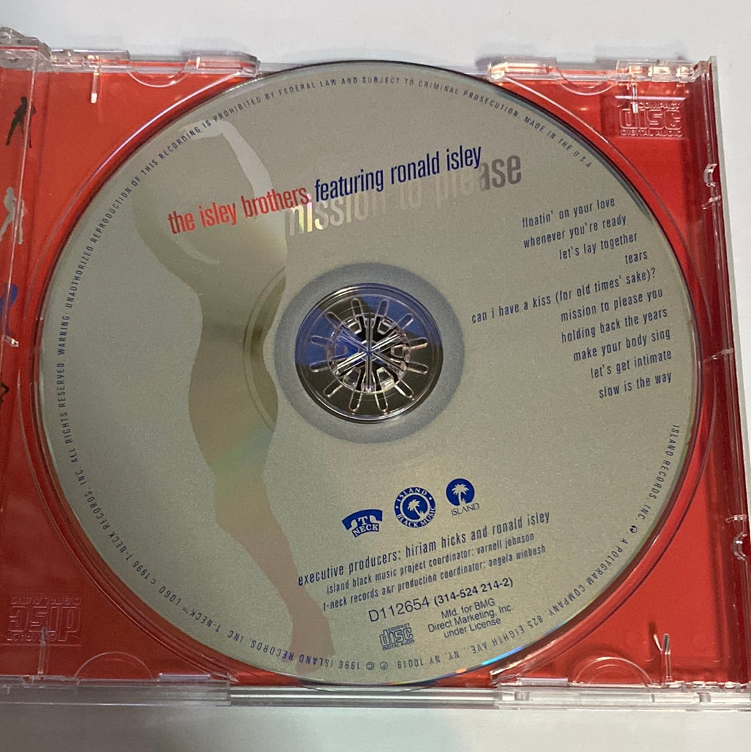 ซีดี The Isley Brothers Featuring Ronald Isley - Mission To Please (CD) (VG+)