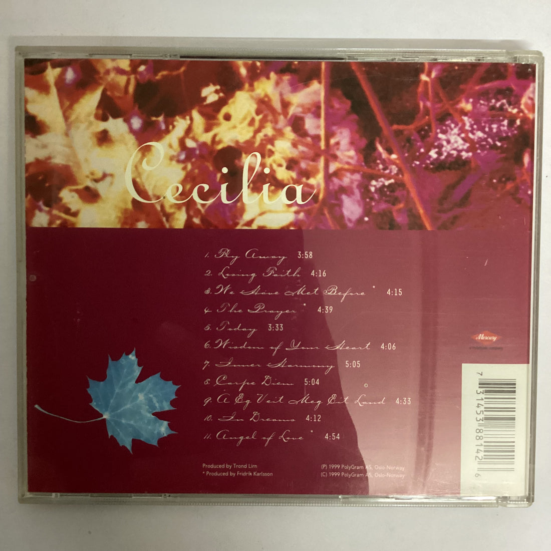 ซีดี Cecilia - Inner Harmony CD VG+
