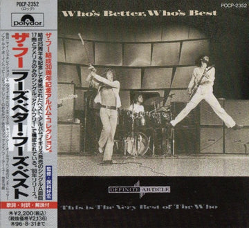 The Who : Who's Better, Who's Best: The Very Best Of The Who (CD, Comp, RE)