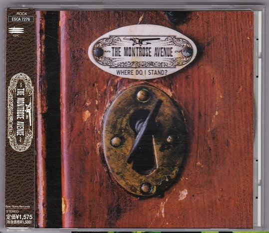 The Montrose Avenue - Where Do I Stand? CD NM or M-