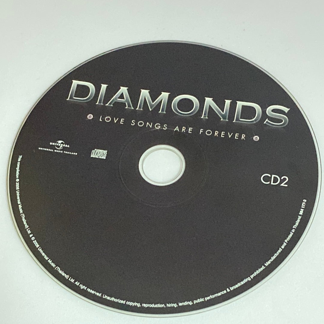 ซีดี Various - Diamonds Love Songs Are Forever CD VG+ 2CDs