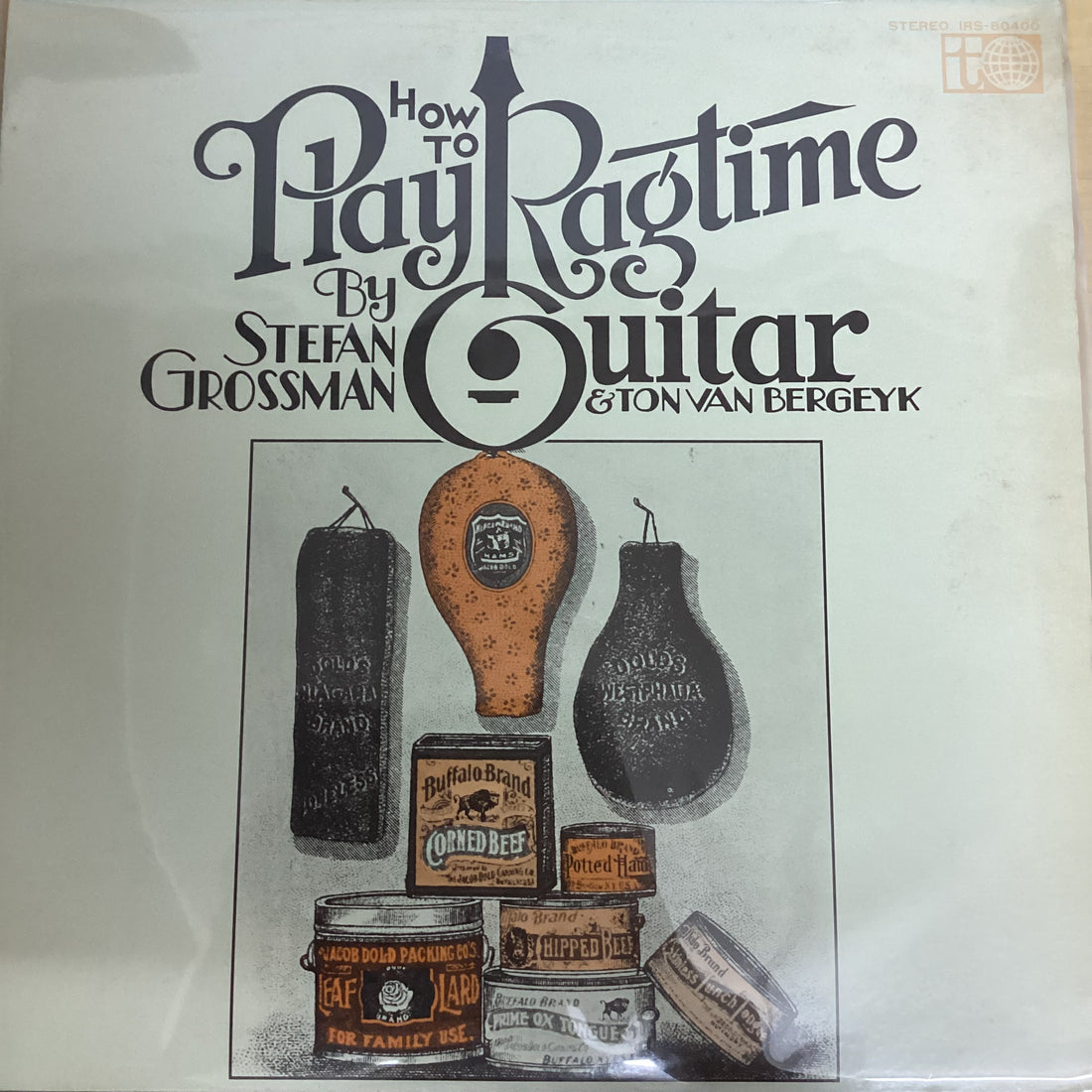 แผ่นเสียง Stefan Grossman & Ton Van Bergeijk - How To Play Ragtime Guitar Vinyl VG+