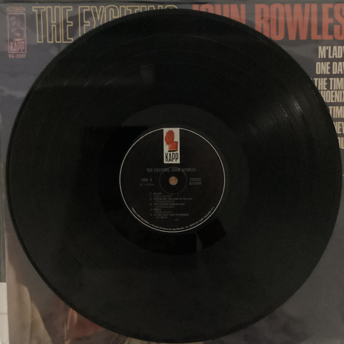 แผ่นเสียง John Rowles - The Exciting John Rowles Vinyl VG