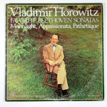 Vladimir Horowitz : Favorite Beethoven Sonatas (LP, Comp, Promo)
