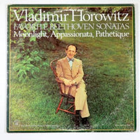 Vladimir Horowitz : Favorite Beethoven Sonatas (LP, Comp, Promo)
