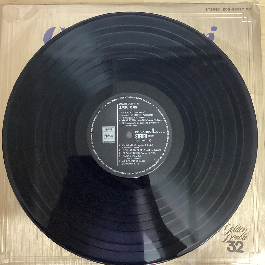 แผ่นเสียง Claude Ciari - Golden Double 32 Vinyl VG+ 2LPs