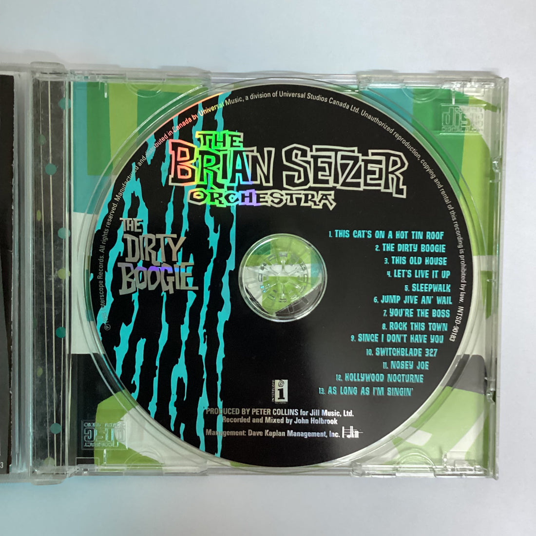 ซีดี Brian Setzer Orchestra - The Dirty Boogie CD VG+