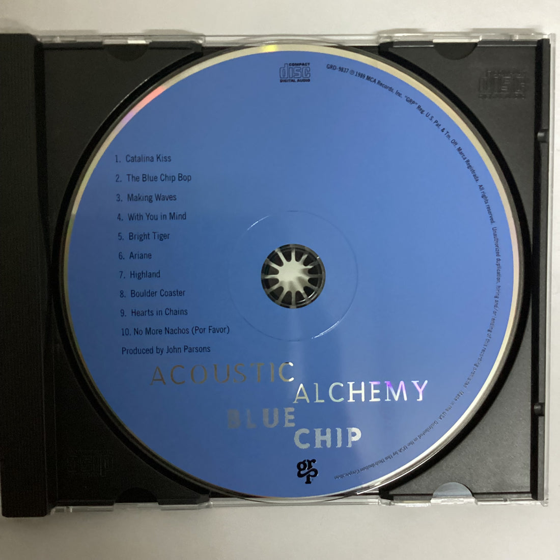 ซีดี Acoustic Alchemy - Blue Chip CD NM or M-