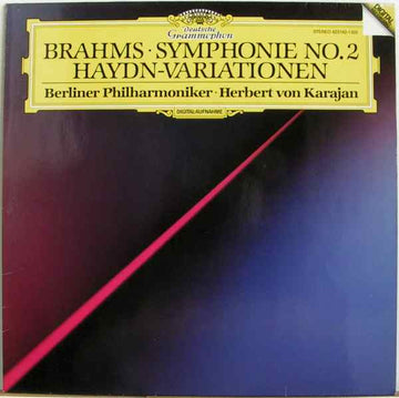 Johannes Brahms * Herbert von Karajan * Berliner Philharmoniker : Symphonie No. 2 & Haydn-Variationen (LP, Dig)