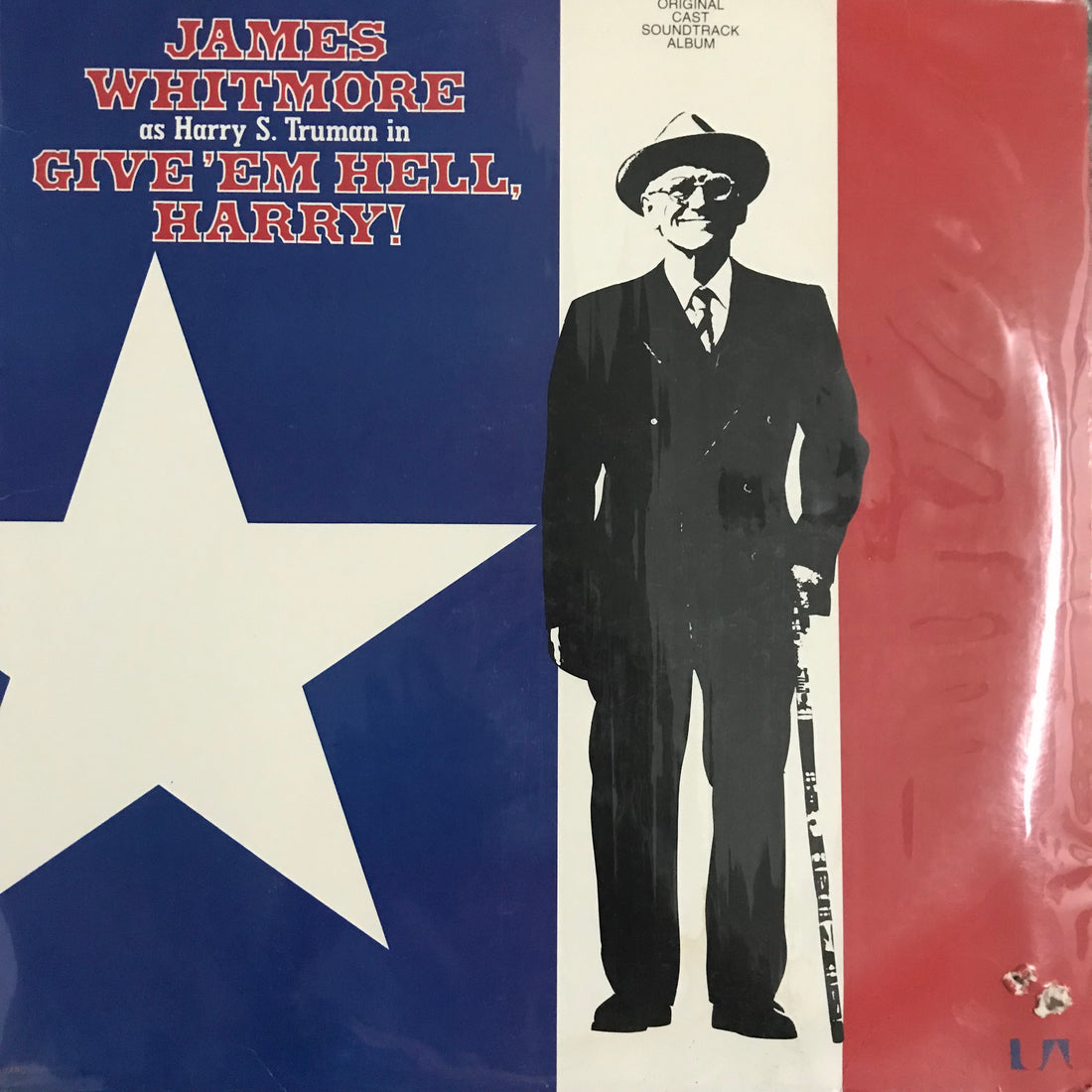แผ่นเสียง James Whitmore - James Whitmore As Harry S. Truman In Give 'Em Hell, Harry! Vinyl VG+ 2LPs