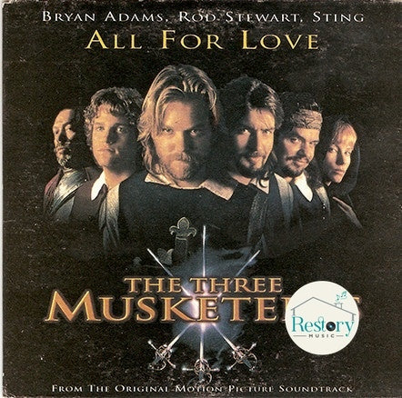 Bryan Adams, Rod Stewart, Sting - All For Love CD VG