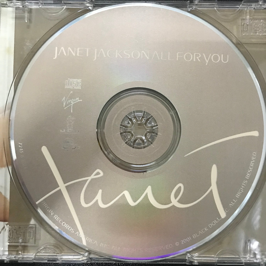 ซีดี Janet Jackson - All For You CD VG+