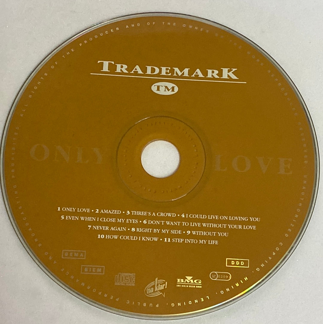 ซีดี Trademark  - Only Love (CD) (VG+)