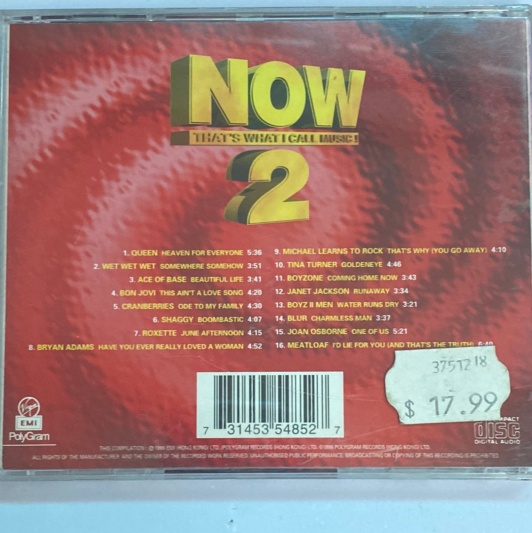 ซีดี Various - Now That's What I Call Music! 2 (CD) (VG) (แผ่นทอง)