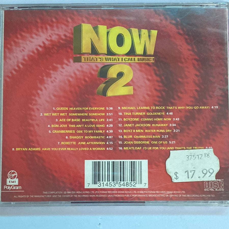 ซีดี Various - Now That's What I Call Music! 2 (CD) (VG) (แผ่นทอง)