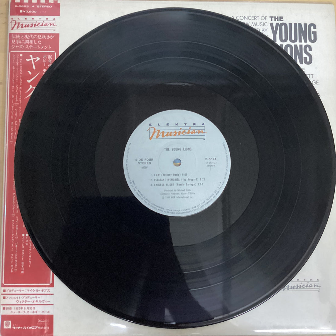 แผ่นเสียง Various - Young Lions, The - A Concert Of New Music Played By Seventeen Exceptional Young Musicians - The Kool Jazz Festival June 30, 1982 Vinyl VG+ 2LPs