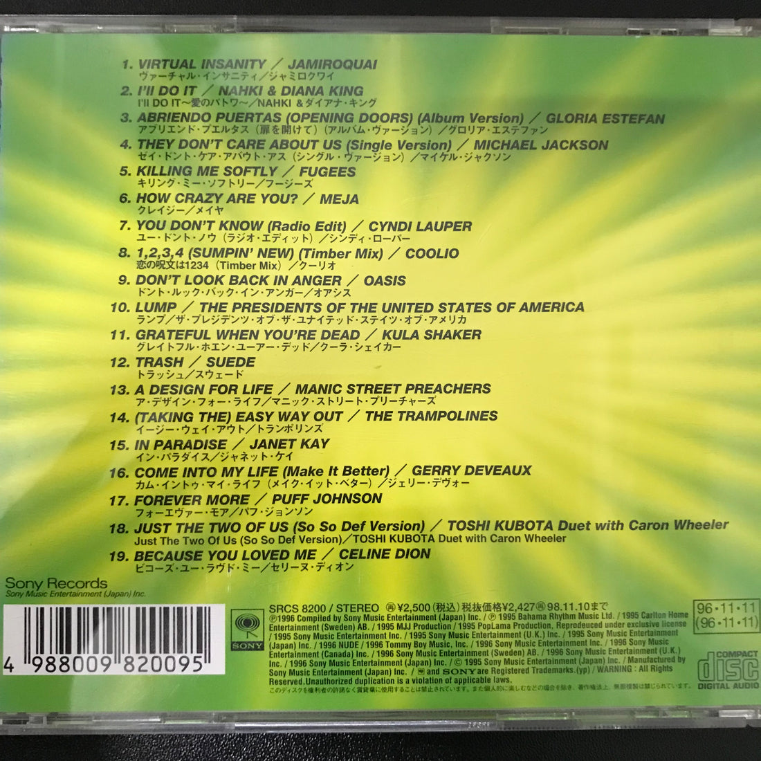 ซีดี Various - Max3 Best Hits In The World '96 CD VG+