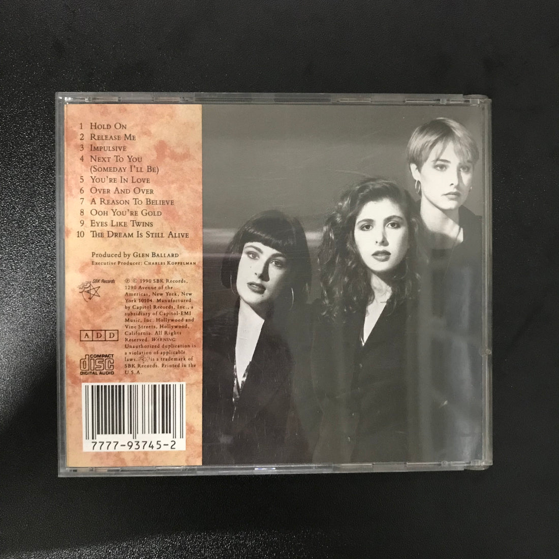 ซีดี Wilson Phillips - Wilson Phillips CD VG+