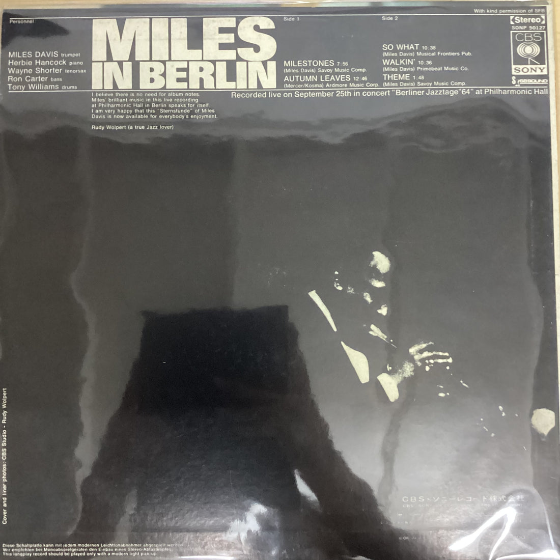 แผ่นเสียง Miles Davis - Miles In Berlin Vinyl VG